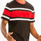 COTTON THREE STRIPE TSHIRT