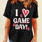 Letter Graphic Round Neck Short Sleeve T-Shirt