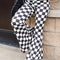 Checkered Flare Pants with Pockets