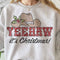 Yeehaw Country Christmas Graphic Sweatshirt