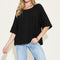 Basic Bae Full Size Bamboo Round Neck Exposed Seam T-Shirt