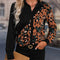 Honey Leopard Long Sleeve Blouse